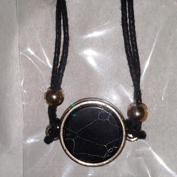 NEW Black Marble Anklet-Minimalist Fashion Jewelry NWT - Picture 5 of 9